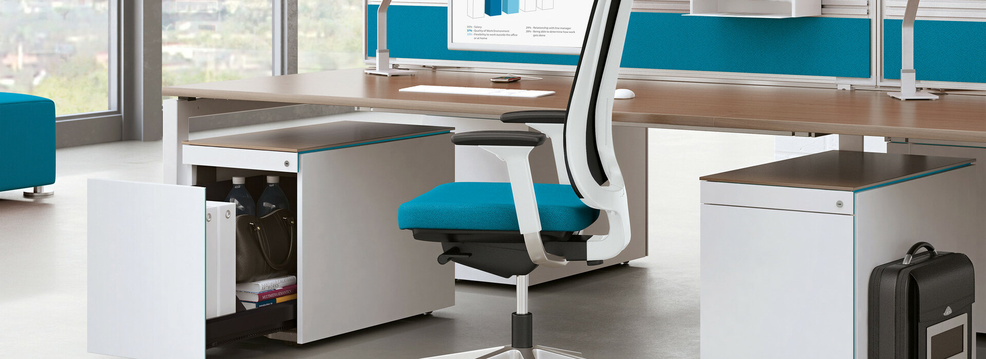 Elegantné a funkčné kancelárske stoličky Reply