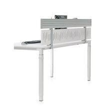 Ergonomický stôl s magnetickým paravanom a uchytením pre lepšiu organizáciu stola