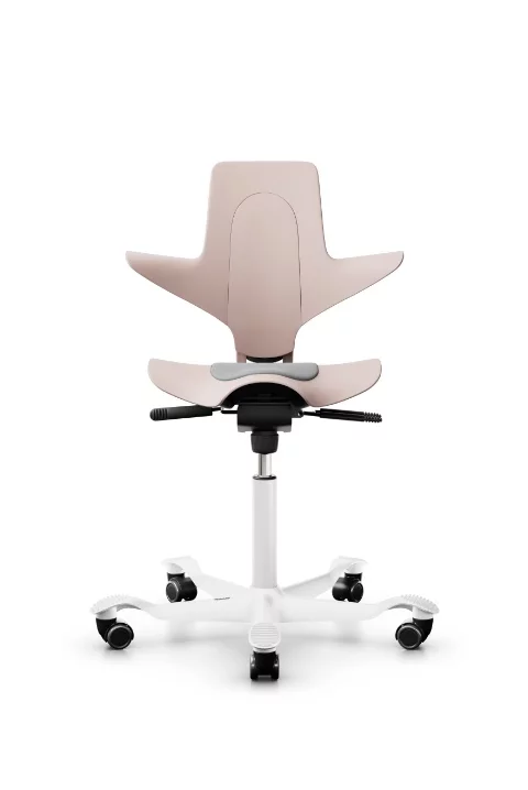 Žiadne sedenie v sede nie je ideálne na dlhšie časové obdobie, ergonomická stolička HAG podporuje časté zmeny polôh bez opustenia pracovného miesta. Žiadne sedenie v sede nie je ideálne na dlhšie časové obdobie, ergonomická stolička HAG podporuje časté zmeny polôh bez opustenia pracovného miesta.